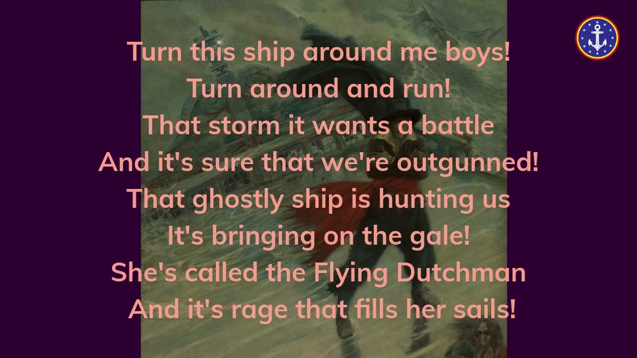 The Flying Dutchman - The Jolly Rogers (Lyrics)