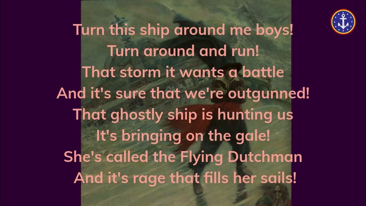 The Flying Dutchman The Jolly Rogers (Lyrics) YouTube