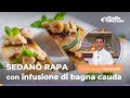 SEDANO RAPA al CAFFÈ con infusione di bagna cauda: la ricetta dello Chef Michelangelo Mammoliti! 😋🍴