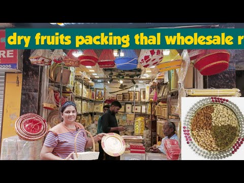 Dry fruits packing thal #tokri #box #diwali #wholesale #biggest