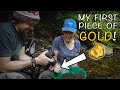 I FOUND MY FIRST GOLD NUGGET!! Panning with @PioneerPauly