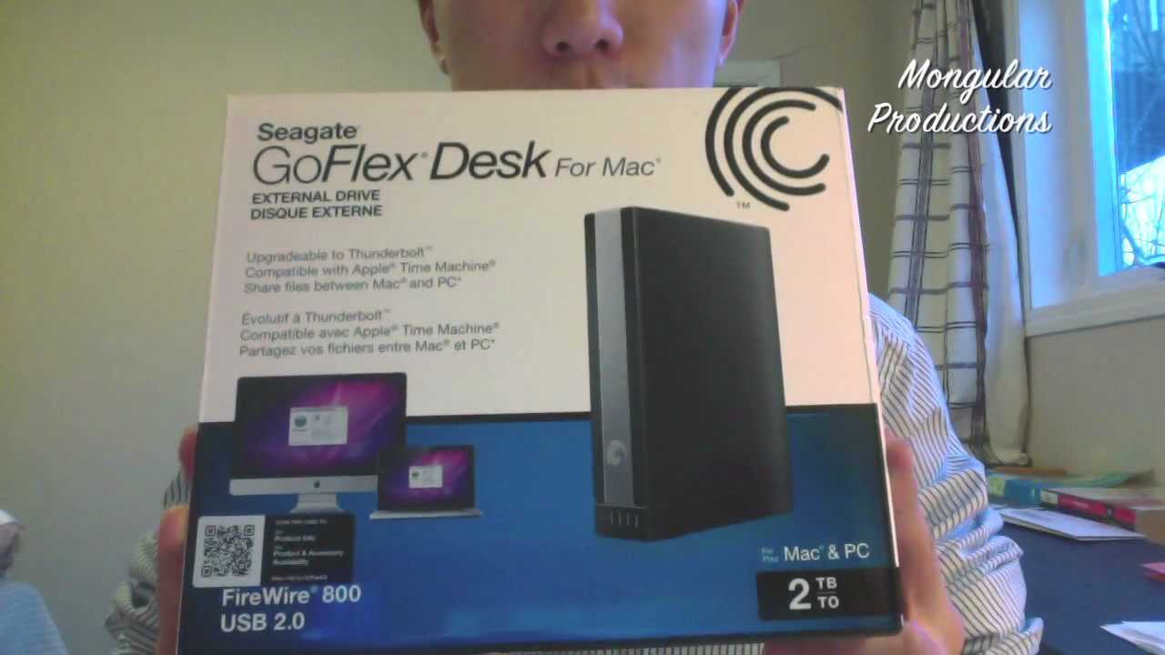 Unboxing Seagate Goflex Desk For Mac 2tb External Drive 2 Youtube