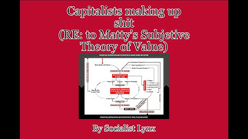 Capitalists making up shit (RE: Labour Theory of Value DEBUNKED by Matty)