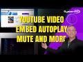 Divi Theme Embed A YouTube Video With Autoplay Mute Loop And More