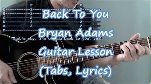 Back to You Guitar version - Guitar performance video thumbnail