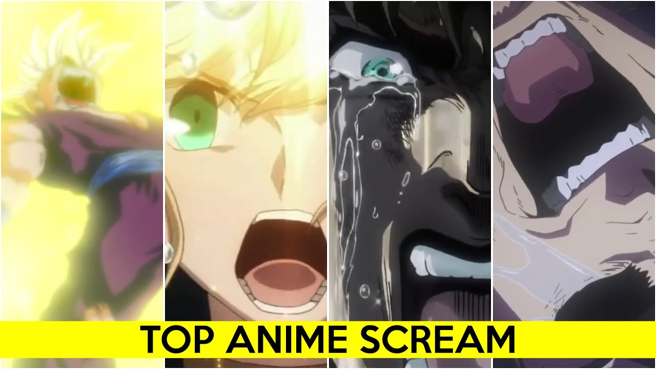 angry anime scream Blank Template  Imgflip