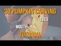 3D Pumpkin Carving Tutorial - Eyes & Mouth