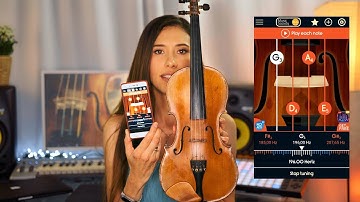 How to tune a violin easy with your phone
