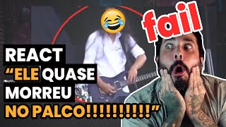 Tudo que pode dar errado no palco!!