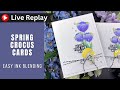 Live replayspring crocus cards  simon says stamp