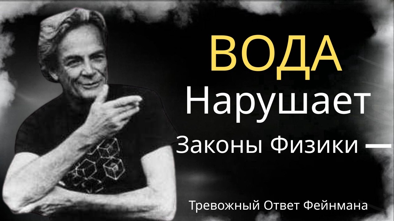 ВОДА нарушает законы физики — тревожный ответ Фейнмана