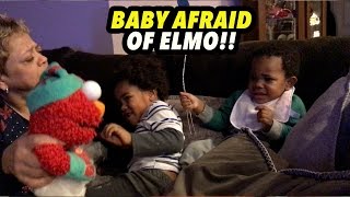 Baby Afraid Of Elmo
