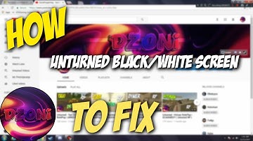 Unturned - HOW TO FIX Unturned Black/White screen
