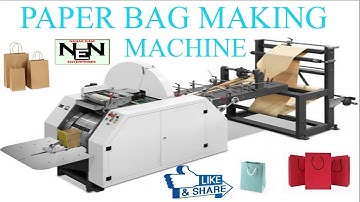 HIGH SPEED PAPER BAG MAKING MACHINE |  पेपर बैग बनाने की मशीन | BEST BUSINESS IDEAS | M-09855782452