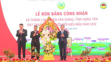 Xã Thắng Lợi đón bằng Nông thôn mới kiểu mẫu