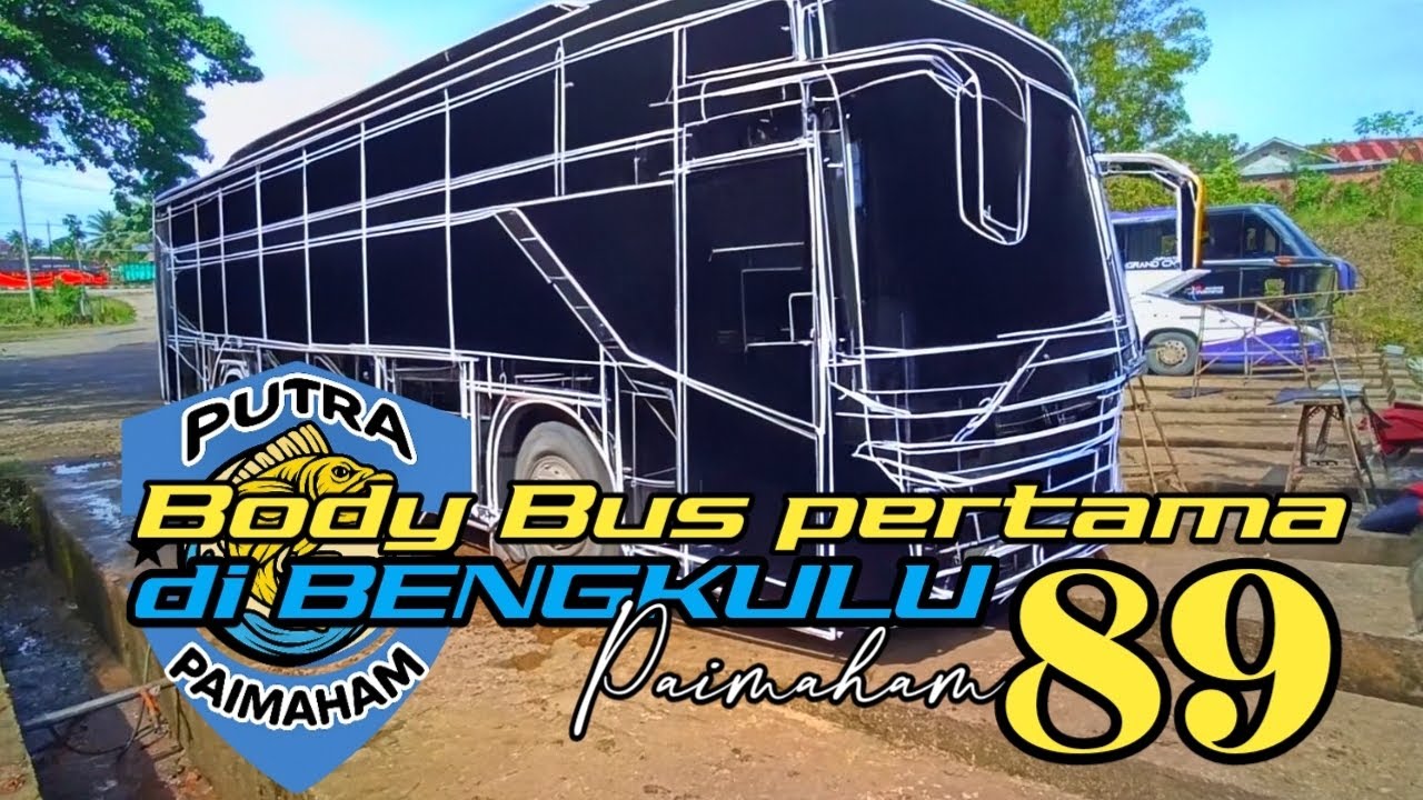 Kaget! PAIMAHAM 89 Muncul di Cucian Bus Air Sebakul Bengkulu | Body Skylander R25 New Armada