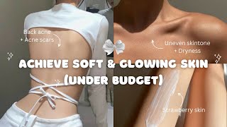 Achieve FLAWLESS skin under budget ☁️|| Strawberry skin, Back acne, Uneven Skin, etc screenshot 4