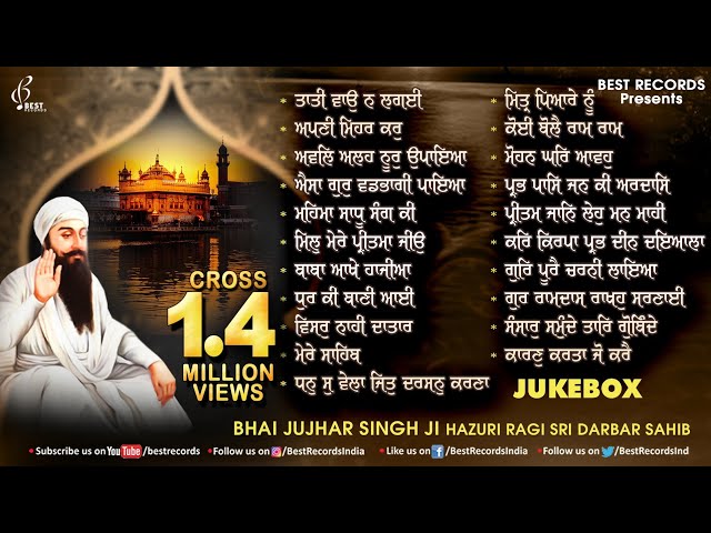 Bhai Jujhar Singh Ji - New Shabad Gurbani Kirtan 2024 - Nonstop Shabad Gurbani Jukebox -Best Records class=