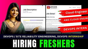 Hiring Fresher AWS Cloud Engineer, Cloud Engineer, DevOps, DevOps Intern, DevOps Internship
