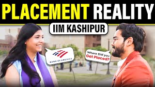 New IIM PLACEMENT Reality revealed by IIM KASHIPUR student | The TRUTH about IIM Kashipur Placements