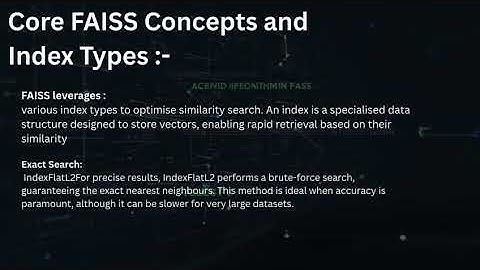 🚀 In this video, we will explore FAISS (Facebook AI Similarity  Search)