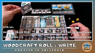 Woodcraft: Roll and Write - partita in solitario in italiano (gameplay) screenshot 4