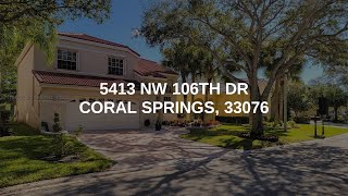 5413 NW 106th Dr | Coral Springs Real Estate