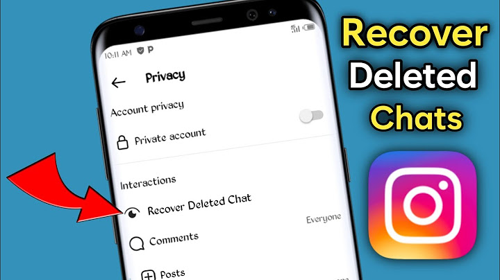 How to recover a deleted message on instagram