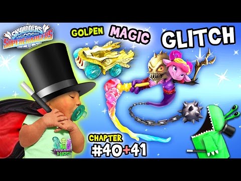 A MAGICAL GLITCH! Lets Play SKYLANDERS SUPERCHARGERS Chapter 40 & 41: A Babies Luck!
