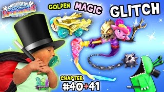A MAGICAL GLITCH! Lets Play SKYLANDERS SUPERCHARGERS Chapter 40 & 41:  A Babies Luck!