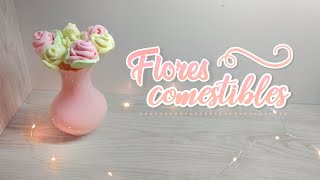  Flores comestibles !! / Ideas fáciles para el día de la madre  | Marivaleria