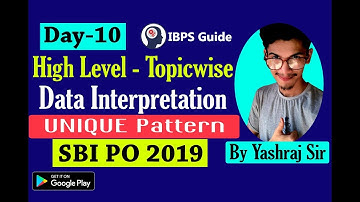 High Level Topic wise Data Interpretation Questions | Unique Pattern | (Day-10)