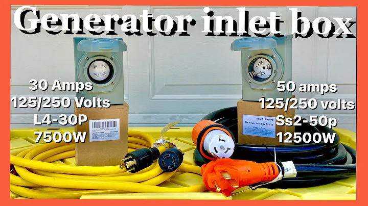 Generator Inlet Box 30 amps Vs 50 amps which one should you install