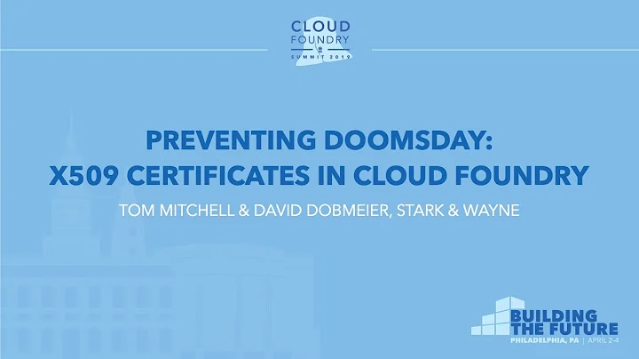 Preventing Doomsday: x509 Certificates in Cloud Fo...