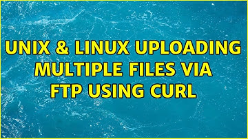 Unix & Linux: Uploading multiple files via FTP using curl