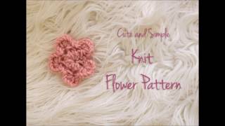 How to Make Cute and Simple Knit Flower
