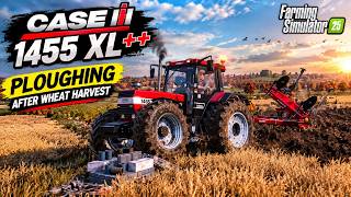 Wheat Harvest Is Over… NOW THE REAL WORK BEGINS! 🚜  CASE IH 1455 XL++  FS25 REALISTIC SHADERS