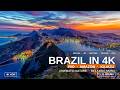 Brazil in 4K | Rio, Amazon, Natural Wonders &amp; Other Cities | 11 Hours of Relaxing Music &amp; Nature