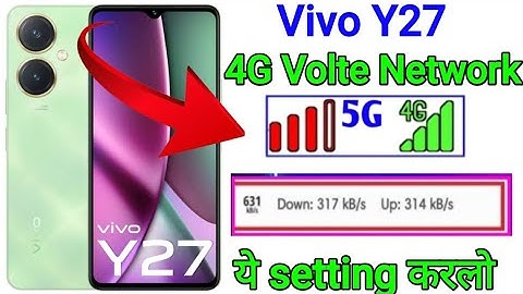 Vivo y27 4G volte Network & internet problem solve-How to solve 4G Volte Network & internet problem