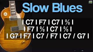 Free Download Guitar Backing Track - Slow Blues Jam In C