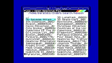 ZXDBFS - Game Search, Publisher Search and By-Letter Mode