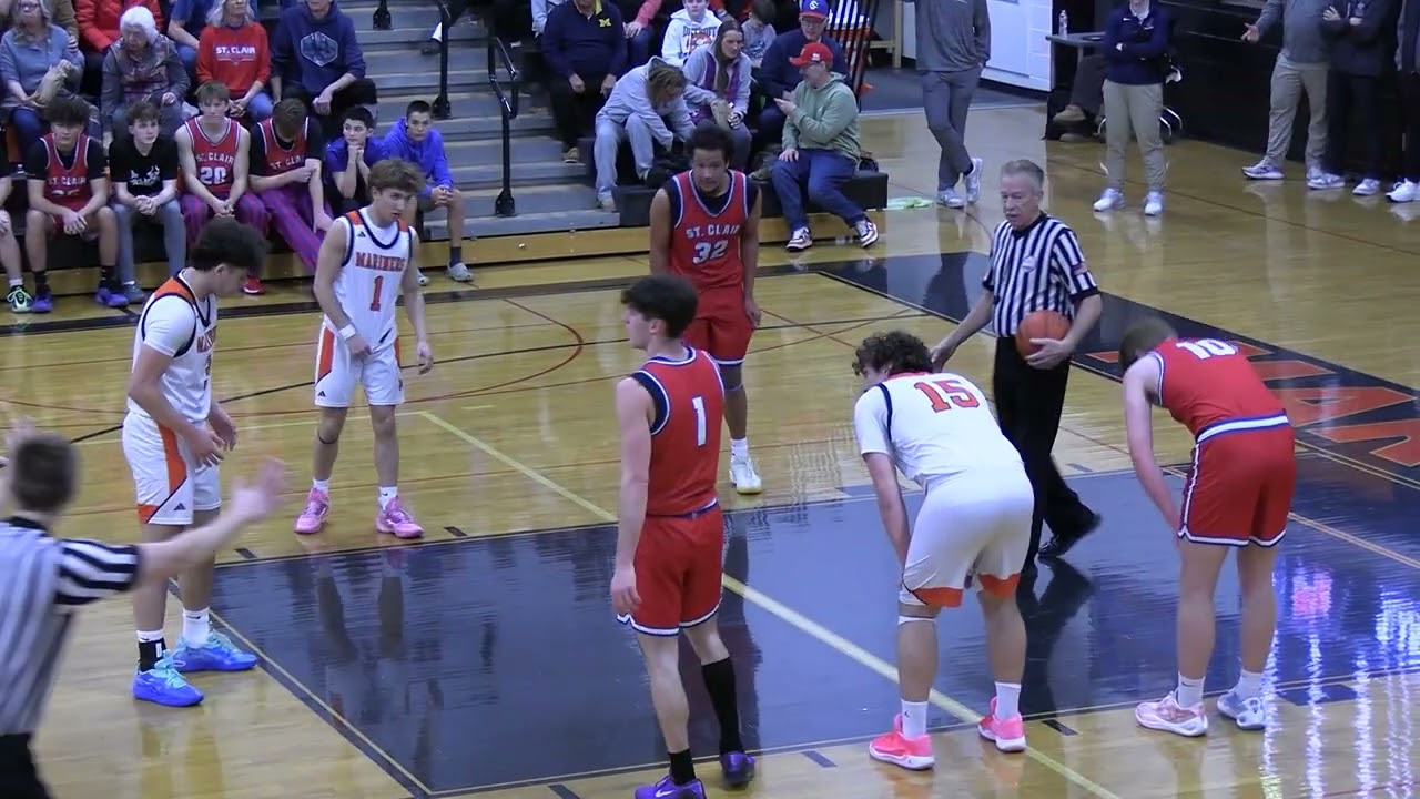 MSHAA District Basketball - Marine City HS vs. St. Clair HS, Wed. Feb. 25, 2026