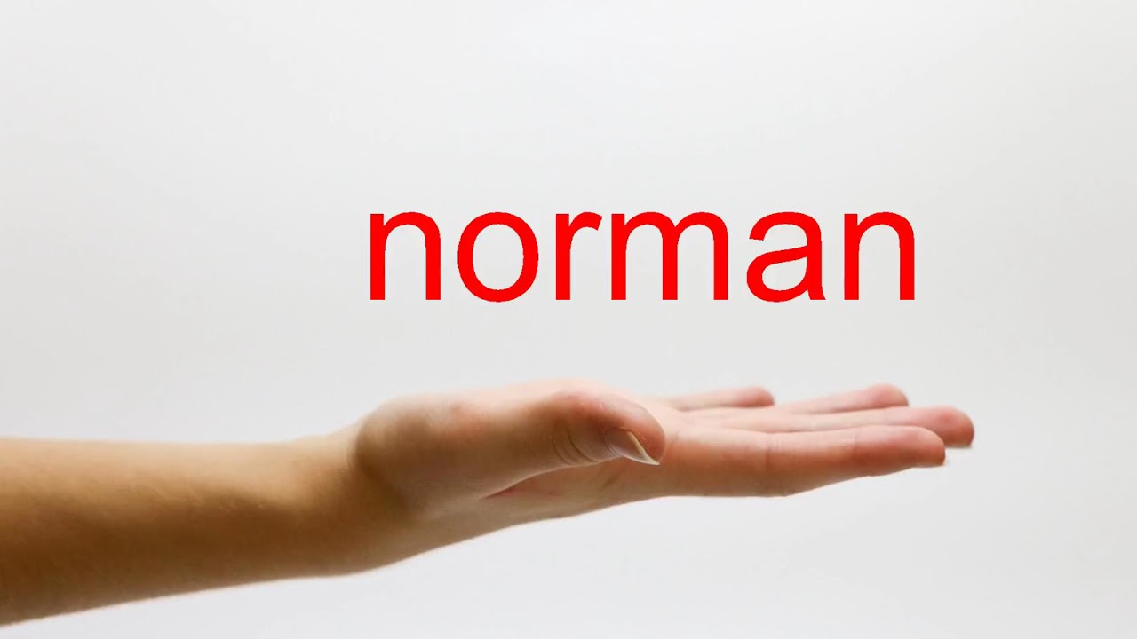 How To Pronounce Norman American English YouTube how-to-pronounce-norman-american-english-youtube