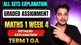 Maths 1 week 4 Graded Assignment Explanation | All 30 Questions | IIT Madras BS Degree