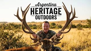 Red deer Stag hunting in La Pampa.  Big Game hunts in northern Patagonia. Free range fair chase.