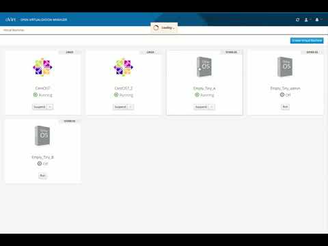 oVirt 4.3 VM Portal - full demo, admin user