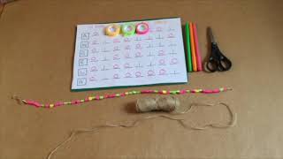 STEM club online-make your name in code using tape, beads or Lego