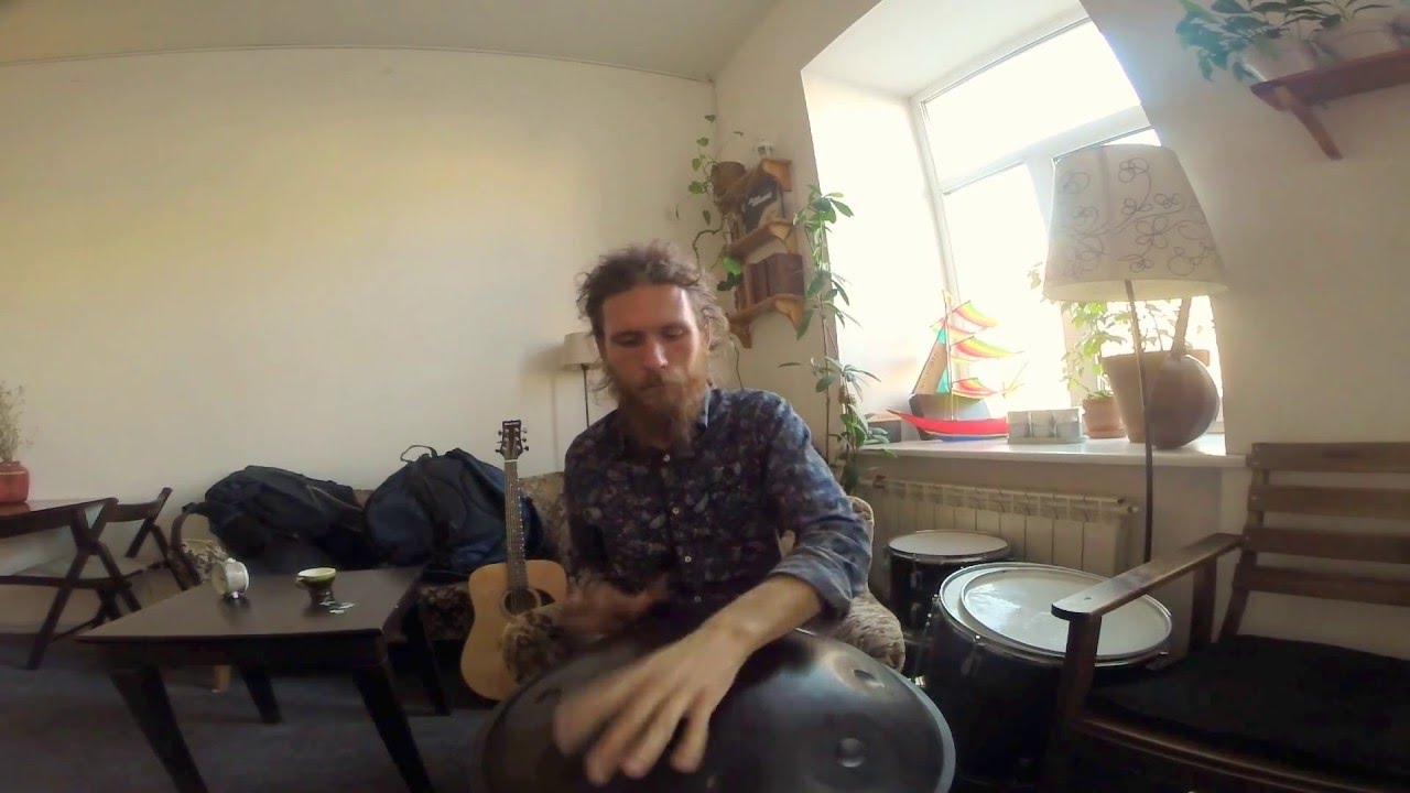 Pasha Aeon - OMana Handpan, E Celtic Minor, GoPro Video 2016