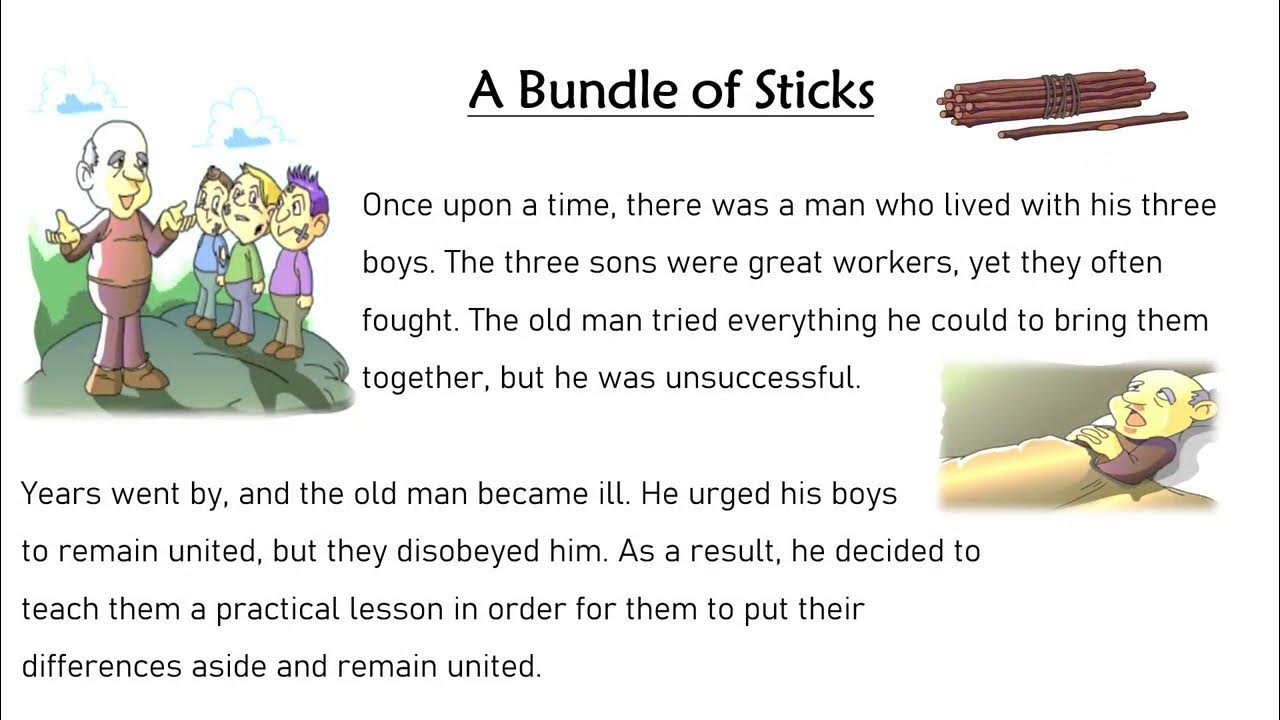 A Bundle Of Sticks English Moral Story Aesop s Fable YouTube a-bundle-of-sticks-english-moral-story-aesop-s-fable-youtube