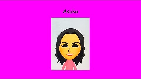 Wii U new CPU Mii - Asuko